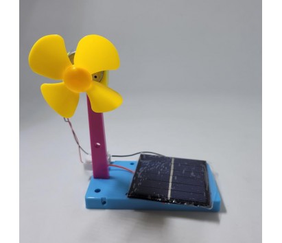 DIY solar energy fan