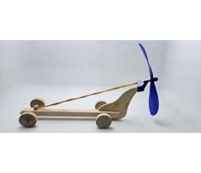 DIY wooden fan cart 3