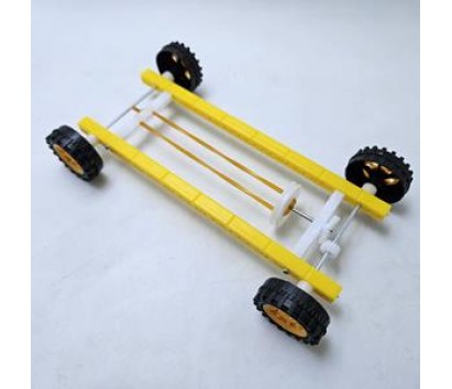 DIY elastic potential energy car