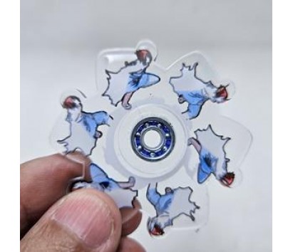 Stroboscopic effect fidget spinner