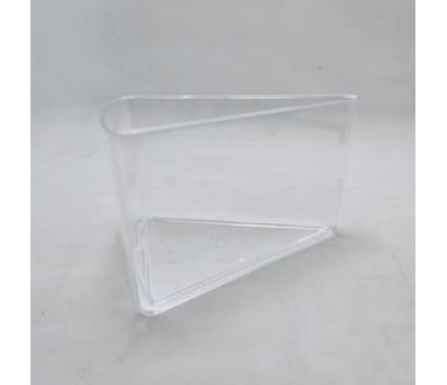 Transparent plastic container (Triangle shape)