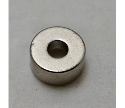 Cylindrical super magnet (diameter 10 mm x hole diameter 3.5 mm x height 5 mm)
