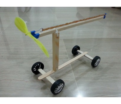 DIY  elastic fan cart