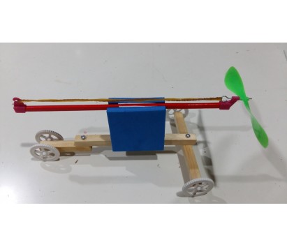 DIY wooden fan cart 2