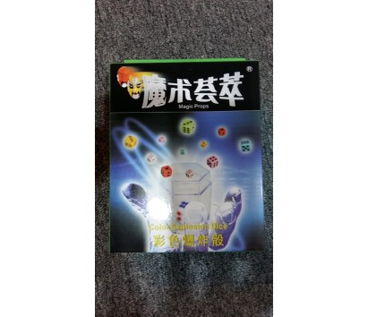 Colour explosion dice