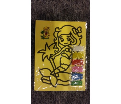 Sand colouring