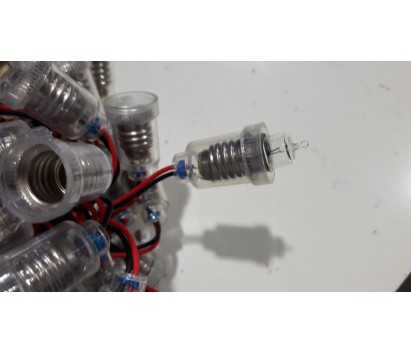 bulb holder with wires