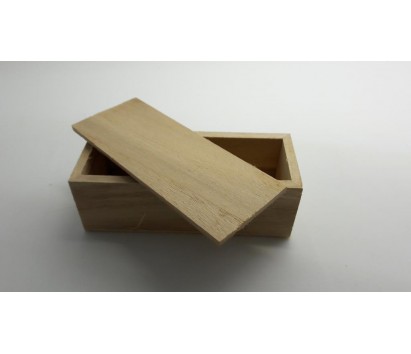 wooden box with lid