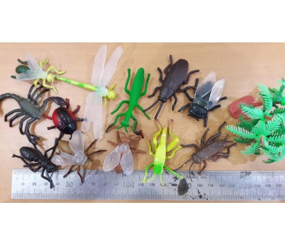 insects and non-insect models (12 pcs)