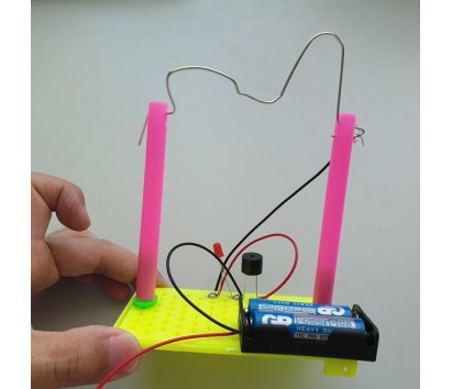 DIY steady hand electricity game