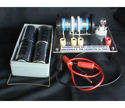 Variation of resistance experiment